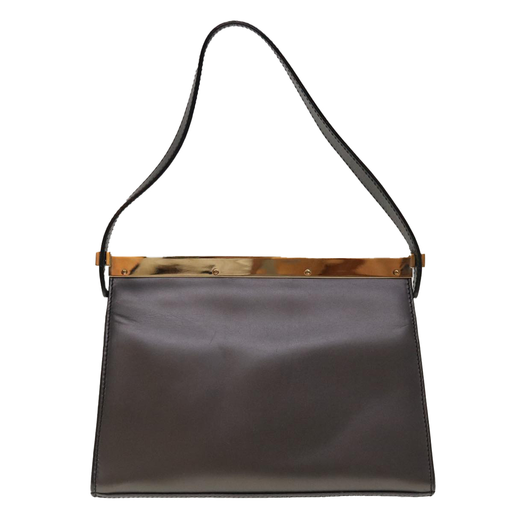 GUCCI Hand Bag Leather Black Auth yk10455 - Picture 2 of 16